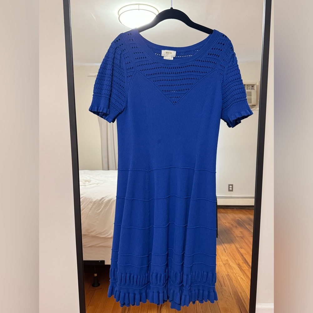 Maeve Knit Royal Blue Dress Size X-Large
